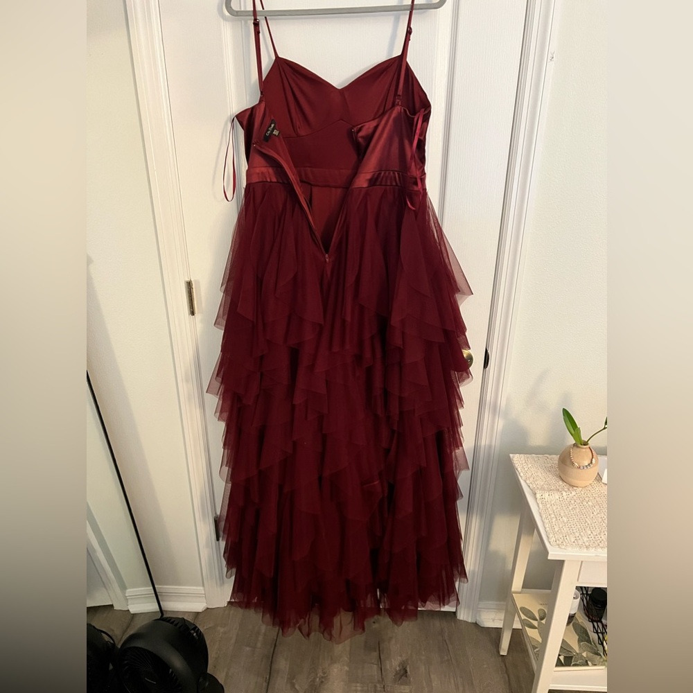 Dark Red Prom/Formal Dress Worn once